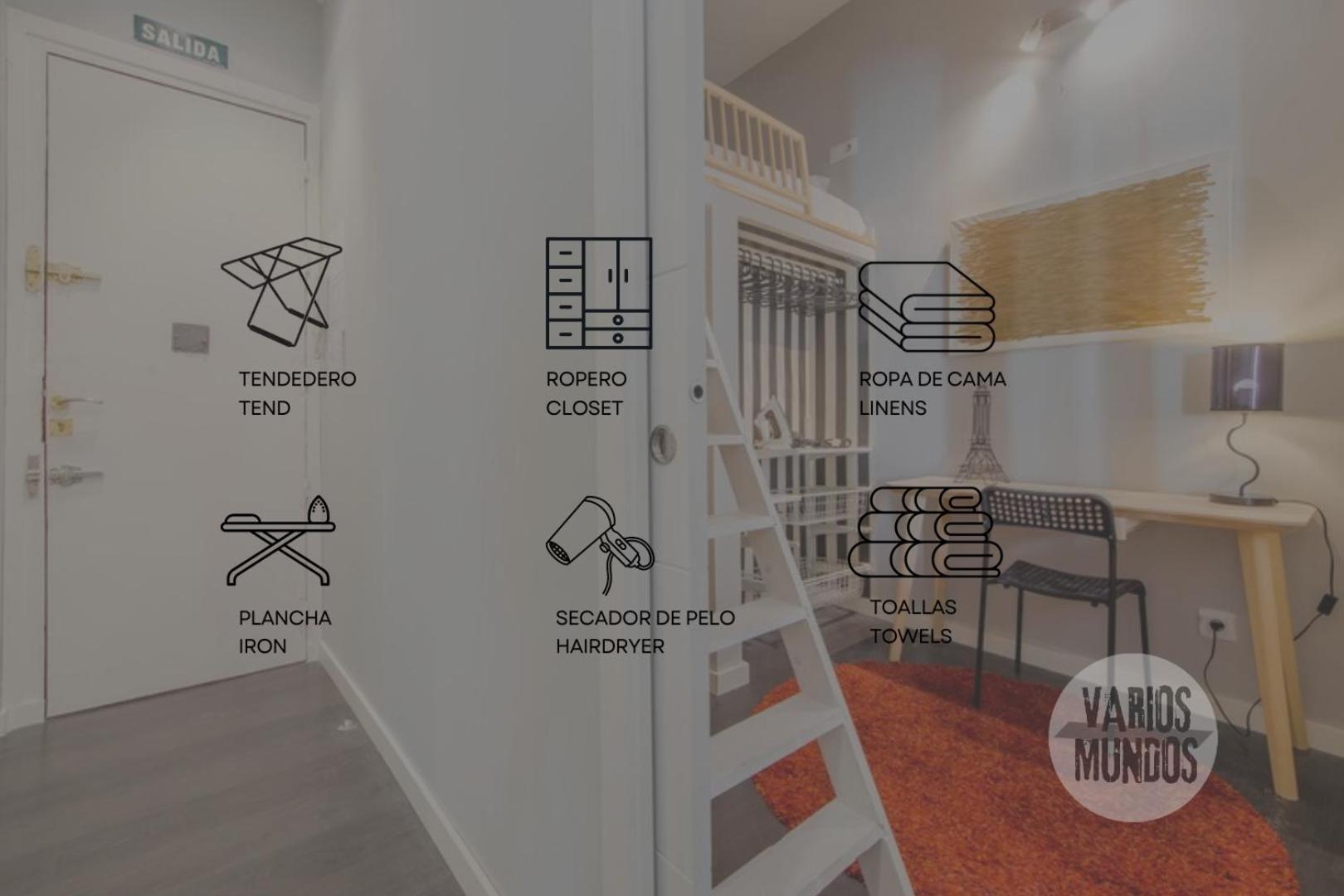 Great Apt Para 6Pax In The Heart Of Madrid Center Buitenkant foto